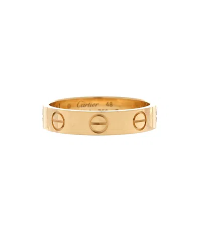 Pre-owned Pre-owned Cartier  Cartier Love Wedding Band Ring 18k Gold