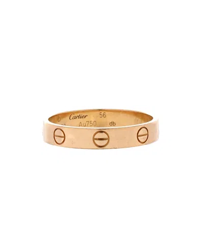 Pre-owned Pre-owned Cartier  Cartier Love Wedding Band Ring 18k Gold