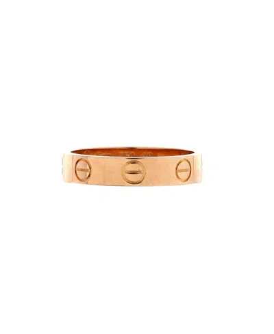 Pre-owned Pre-owned Cartier  Cartier Love Wedding Band Ring 18k Rose Gold