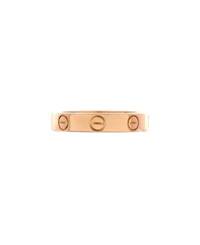 Pre-owned Pre-owned Cartier  Cartier Love Wedding Band Ring 18k Rose Gold
