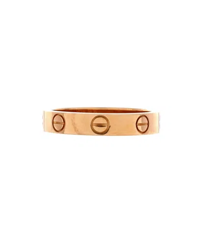 Pre-owned Pre-owned Cartier  Cartier Love Wedding Band Ring 18k Rose Gold