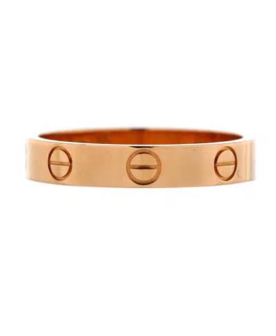 Pre-owned Pre-owned Cartier  Cartier Love Wedding Band Ring 18k Rose Gold