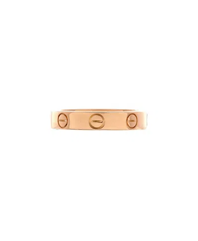 Pre-owned Pre-owned Cartier  Cartier Love Wedding Band Ring 18k Rose Gold