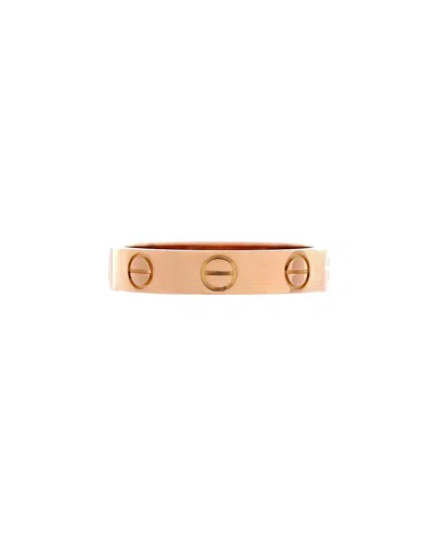 Pre-owned Pre-owned Cartier  Cartier Love Wedding Band Ring 18k Rose Gold