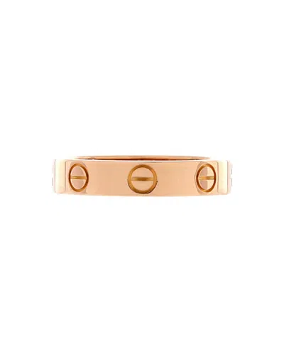 Pre-owned Pre-owned Cartier  Cartier Love Wedding Band Ring 18k Rose Gold