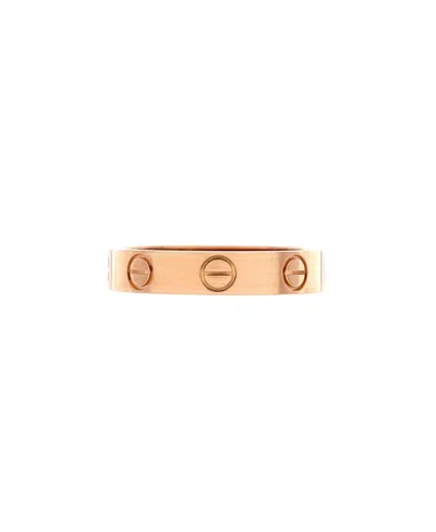 Pre-owned Pre-owned Cartier  Cartier Love Wedding Band Ring 18k Rose Gold