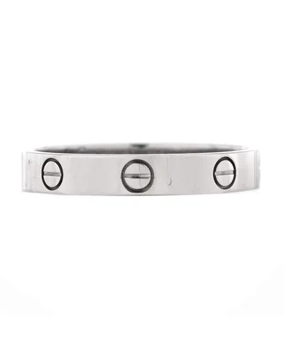Pre-owned Pre-owned Cartier  Cartier Love Wedding Band Ring 18k White Gold