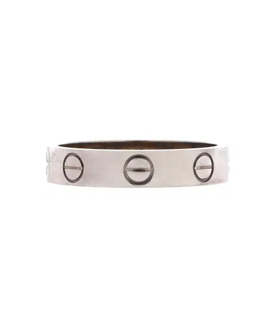 Pre-owned Pre-owned Cartier  Cartier Love Wedding Band Ring 18k White Gold