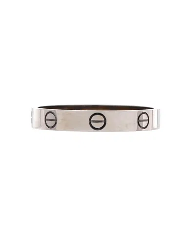 Pre-owned Pre-owned Cartier  Cartier Love Wedding Band Ring 18k White Gold