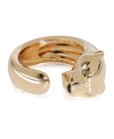 Pre-owned Pre-owned Cartier  Cartier Panthere De Cartier 18k Yellow Gold Ring