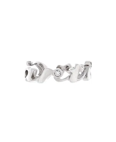 Pre-owned Pre-owned Cartier  Cartier Signature 3 Diamonds Ring 18k White Gold With Diamonds