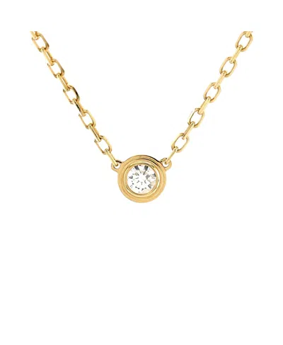 Pre-owned Pre-owned Cartier  Cartier Small Cartier D'amour Pendant Necklace 18k Gold And Diamond