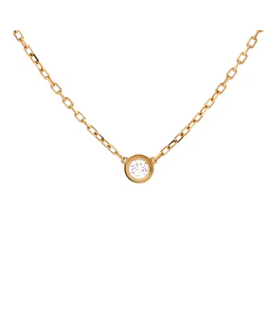 Pre-owned Pre-owned Cartier  Cartier Small Cartier D'amour Pendant Necklace 18k Gold And Diamond