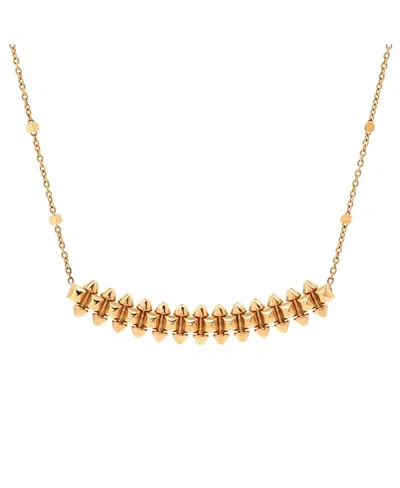 Pre-owned Pre-owned Cartier  Cartier Small Clash De Cartier Pendant Necklace 18k Rose Gold