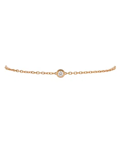 Pre-owned Pre-owned Cartier  Cartier Small D'amour Bracelet 18k Rose Gold And Diamond