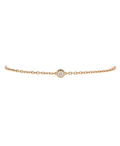 Pre-owned Pre-owned Cartier  Cartier Small D'amour Bracelet 18k Rose Gold And Diamond