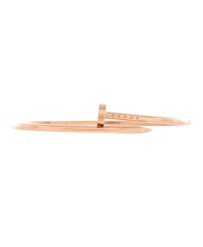 Pre-owned Pre-owned Cartier  Cartier Small Juste Un Clou Bracelet 18k Rose Gold In Pink