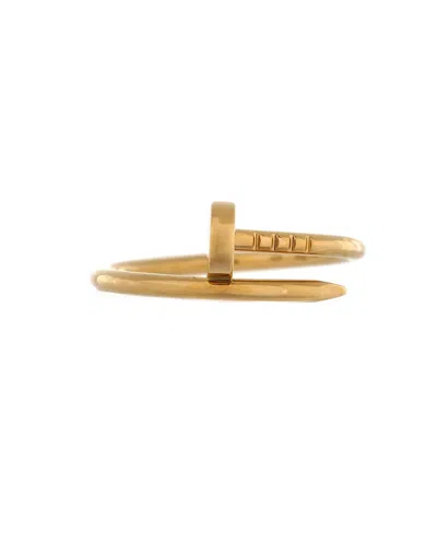 Pre-owned Pre-owned Cartier  Cartier Small Juste Un Clou Ring 18k Gold