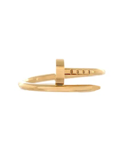 Pre-owned Pre-owned Cartier  Cartier Small Juste Un Clou Ring 18k Gold