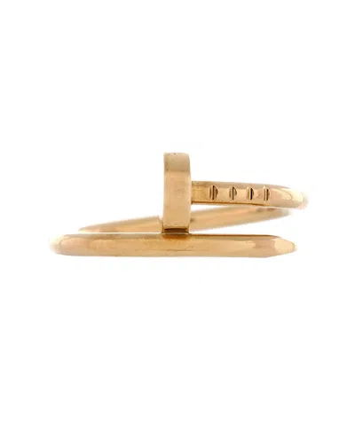 Pre-owned Pre-owned Cartier  Cartier Small Juste Un Clou Ring 18k Gold