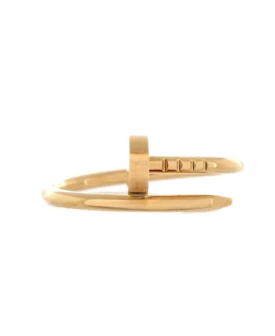 Pre-owned Pre-owned Cartier  Cartier Small Juste Un Clou Ring 18k Gold