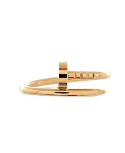Pre-owned Pre-owned Cartier  Cartier Small Juste Un Clou Ring 18k Gold