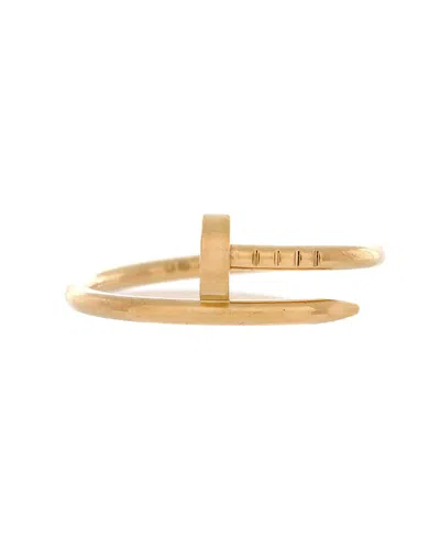 Pre-owned Pre-owned Cartier  Cartier Small Juste Un Clou Ring 18k Gold