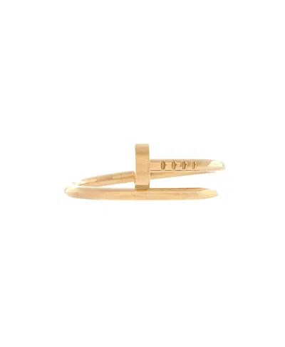 Pre-owned Pre-owned Cartier  Cartier Small Juste Un Clou Ring 18k Gold