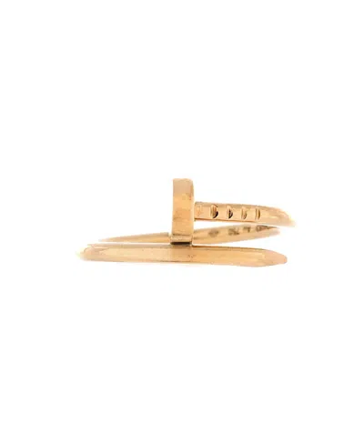 Pre-owned Pre-owned Cartier  Cartier Small Juste Un Clou Ring 18k Gold