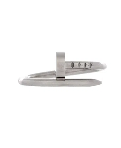 Pre-owned Pre-owned Cartier  Cartier Small Juste Un Clou Ring 18k White Gold