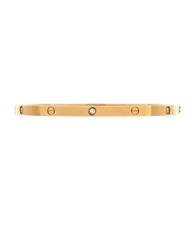 Pre-owned Pre-owned Cartier  Cartier Small Love 6 Diamond Bracelet 18k Gold And Diamonds