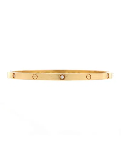 Pre-owned Pre-owned Cartier  Cartier Small Love 6 Diamond Bracelet 18k Gold And Diamonds