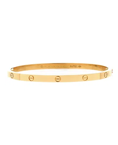Pre-owned Pre-owned Cartier  Cartier Small Love Bracelet 18k Gold