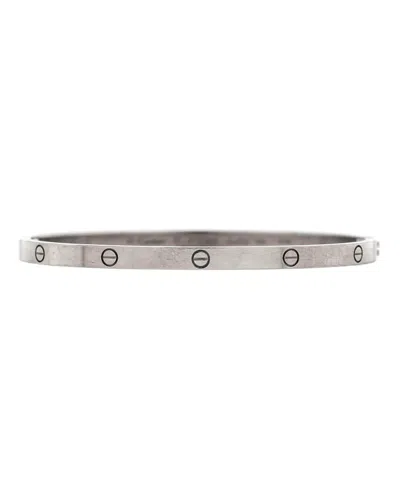 Pre-owned Pre-owned Cartier  Cartier Small Love Bracelet 18k White Gold