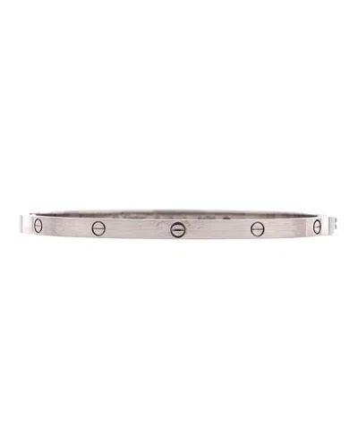 Pre-owned Pre-owned Cartier  Cartier Small Love Bracelet 18k White Gold