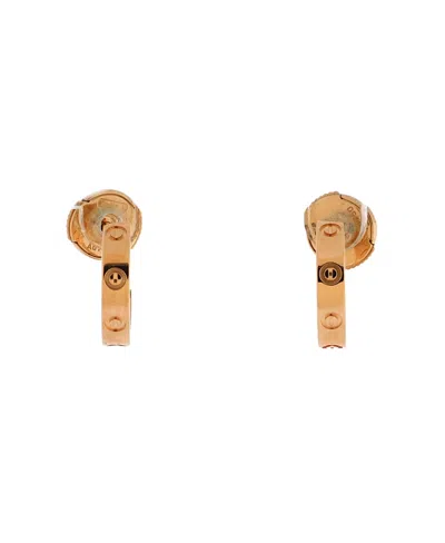Pre-owned Pre-owned Cartier  Cartier Small Love Hoop Earrings 18k Gold