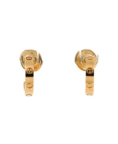Pre-owned Pre-owned Cartier  Cartier Small Love Hoop Earrings 18k Gold