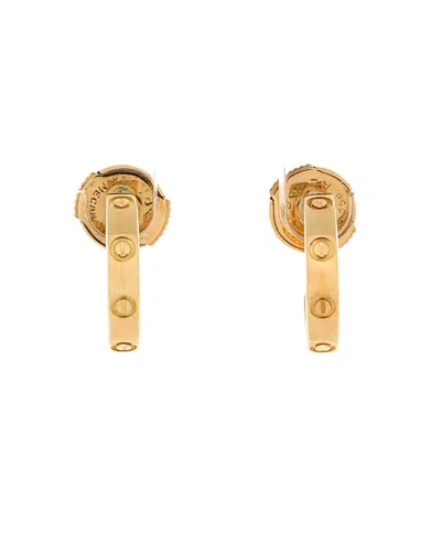 Pre-owned Pre-owned Cartier  Cartier Small Love Hoop Earrings 18k Gold