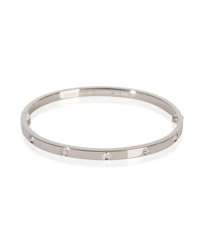 Pre-owned Pre-owned Cartier  Cartier Small Model Love 18k White Gold Bracelet