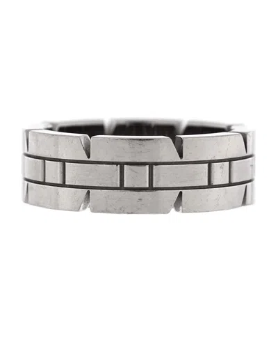 Pre-owned Pre-owned Cartier  Cartier Tank Francaise Ring 18k White Gold