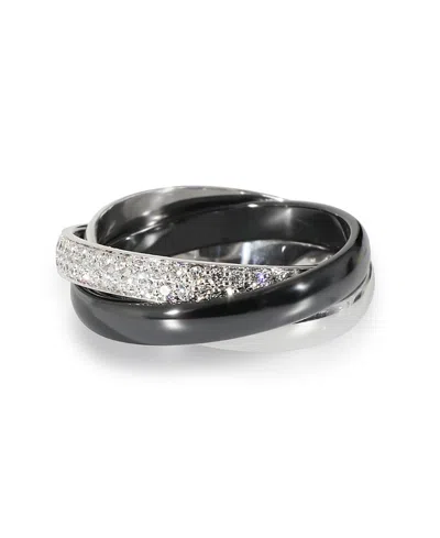 Pre-owned Pre-owned Cartier  Cartier Trinity 18k White Gold Fashion Ring
