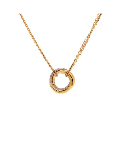 Pre-owned Pre-owned Cartier  Cartier Trinity Choker Necklace 18k Tricolor Gold