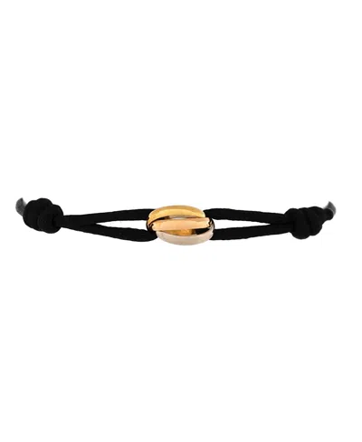 Pre-owned Pre-owned Cartier  Cartier Trinity On Cord Bracelet Silk Cord With 18k Tricolor Gold