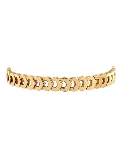 Pre-owned Pre-owned Cartier  Cartier Vintage C De Cartier Link Bracelet 18k Gold