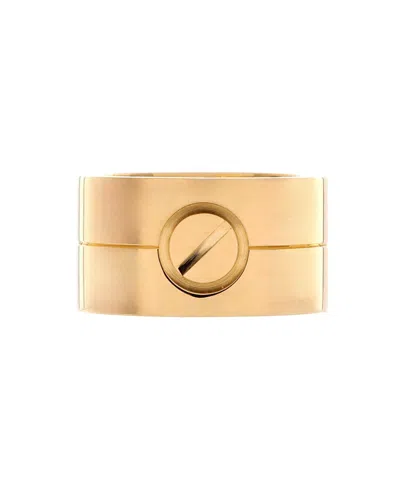Pre-owned Pre-owned Cartier  Cartier Wide High Love Ring 18k Gold