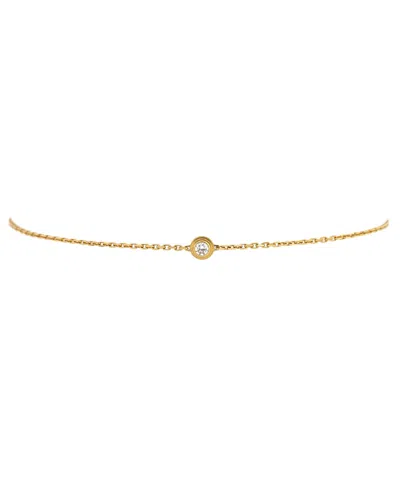 Pre-owned Pre-owned Cartier  Cartier Xs Cartier D'amour Bracelet 18k Gold With Diamond In Yellow