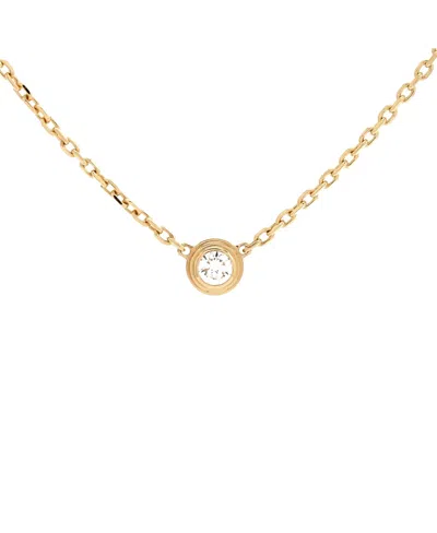 Pre-owned Pre-owned Cartier  Cartier Xs Cartier D'amour Pendant Necklace 18k Gold And Diamond