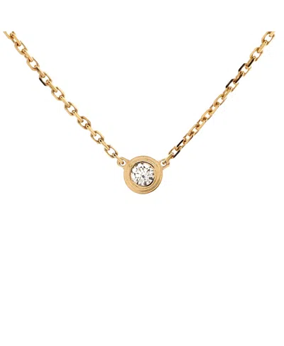 Pre-owned Pre-owned Cartier  Cartier Xs Cartier D'amour Pendant Necklace 18k Gold And Diamond