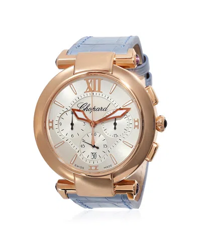 Pre-owned Pre-owned Chopard  Chopard Rose Gold Imperiale Chronograph Watch 384211-5001 42.90 Mm