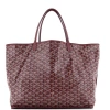 Pre-owned Goyard  Goyard Anjou Reversible Tote Coated Canvas Gm In Red